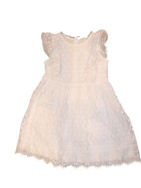 Ermanno Scervino Junior Sleeveless Dress Made In Italy, Size 6T NWT